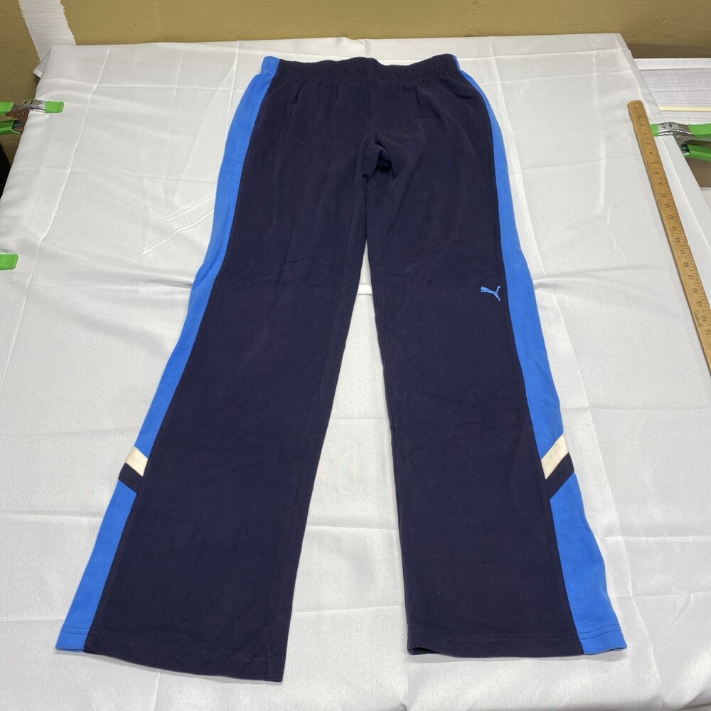NWT Puma Vintage Navy Blue and Light Blue Track Pants Size Large! Brand new